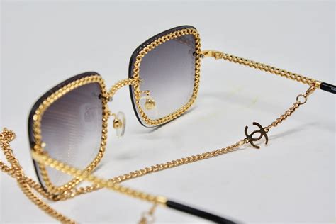 chanel chain sunglass|chanel chain sunglasses vintage.